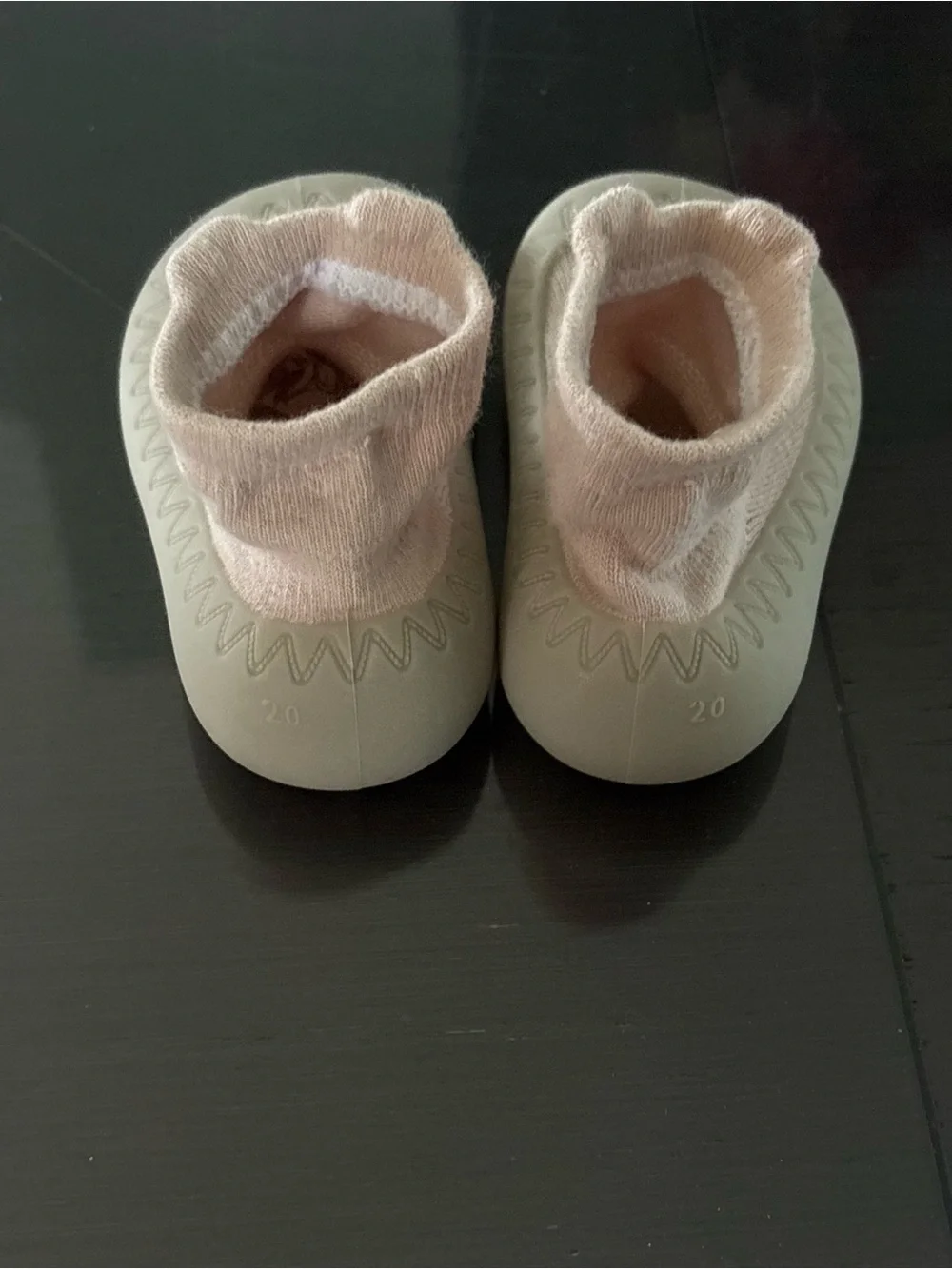 Kids Soft Sock Shoes with Pink Animal Face